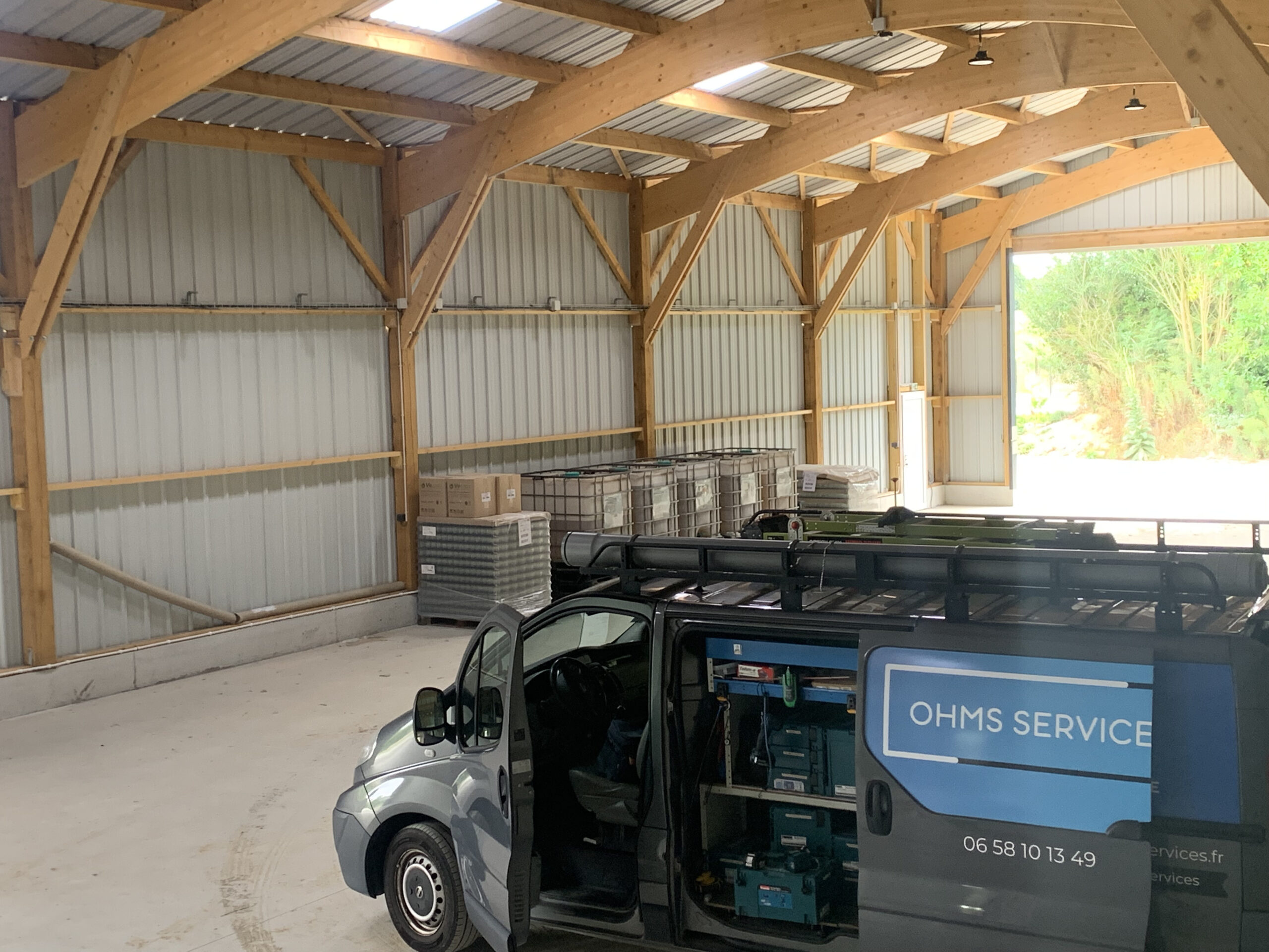 Création électrique batiment tertiaire neuf Saint Jean Brévelay